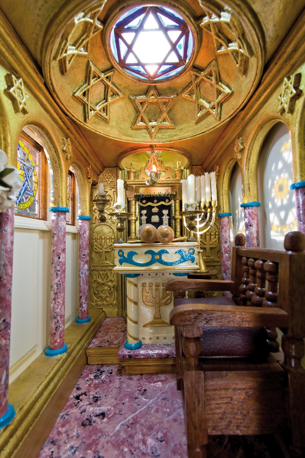Interior view of the Jewish shed from Deities At The Bottom Of The Garden