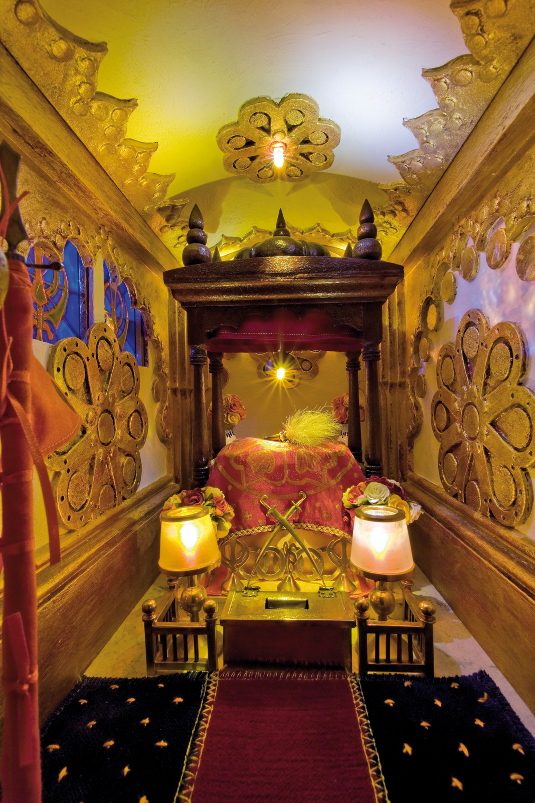 Interior view of the Sikh shed from Deities At The Bottom Of The Garden