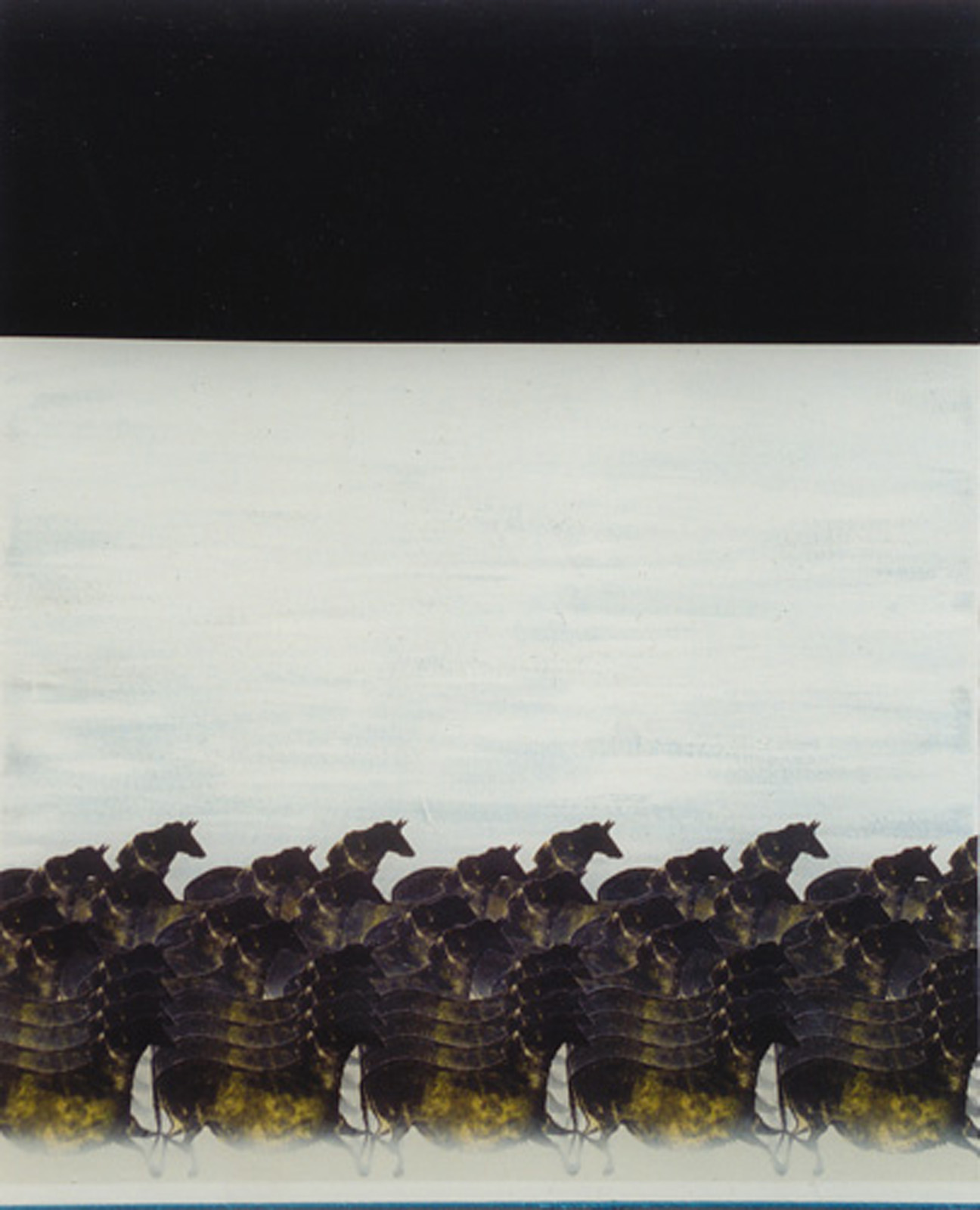 A painting from the One series titled Migrate