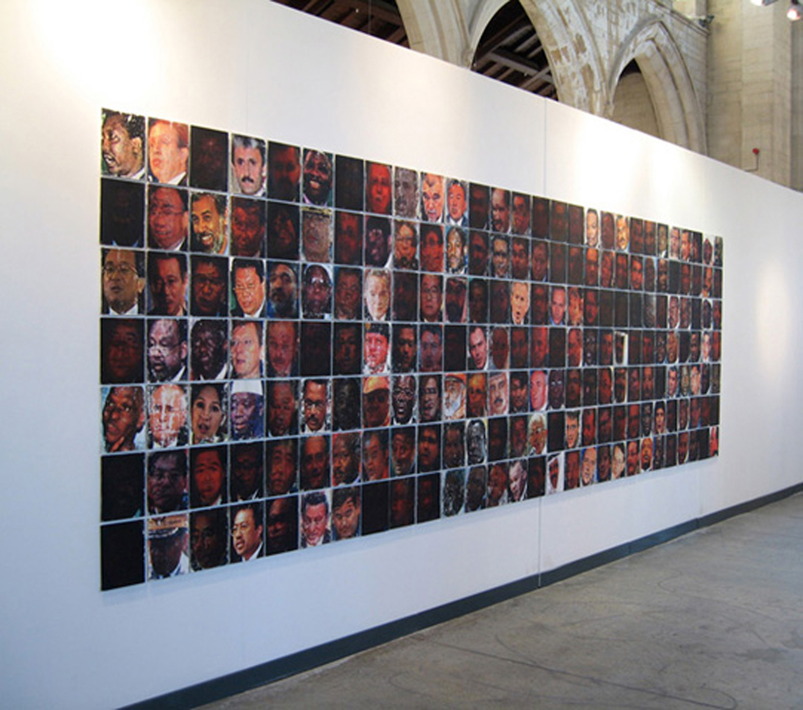 Powwow by Richard Bartle installed at Conflict, 20:21 Visual Arts Centre