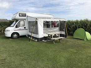 Campsite studio in treen cornwall