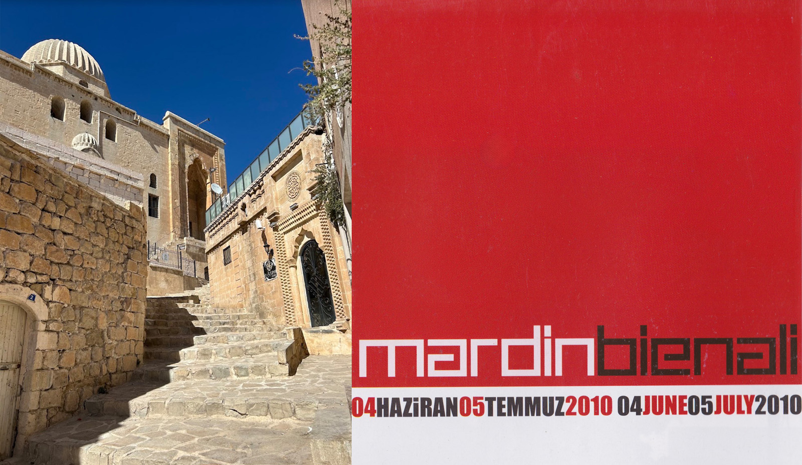 Flyer for Abbara Kadabra, the first Mardin Biennial, 2010