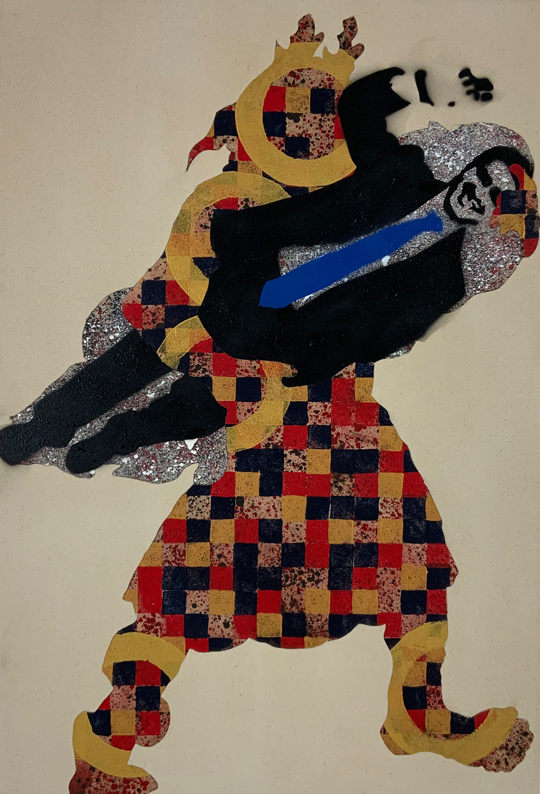 A painting of a demon kidnapping a man from The Black Pen Project