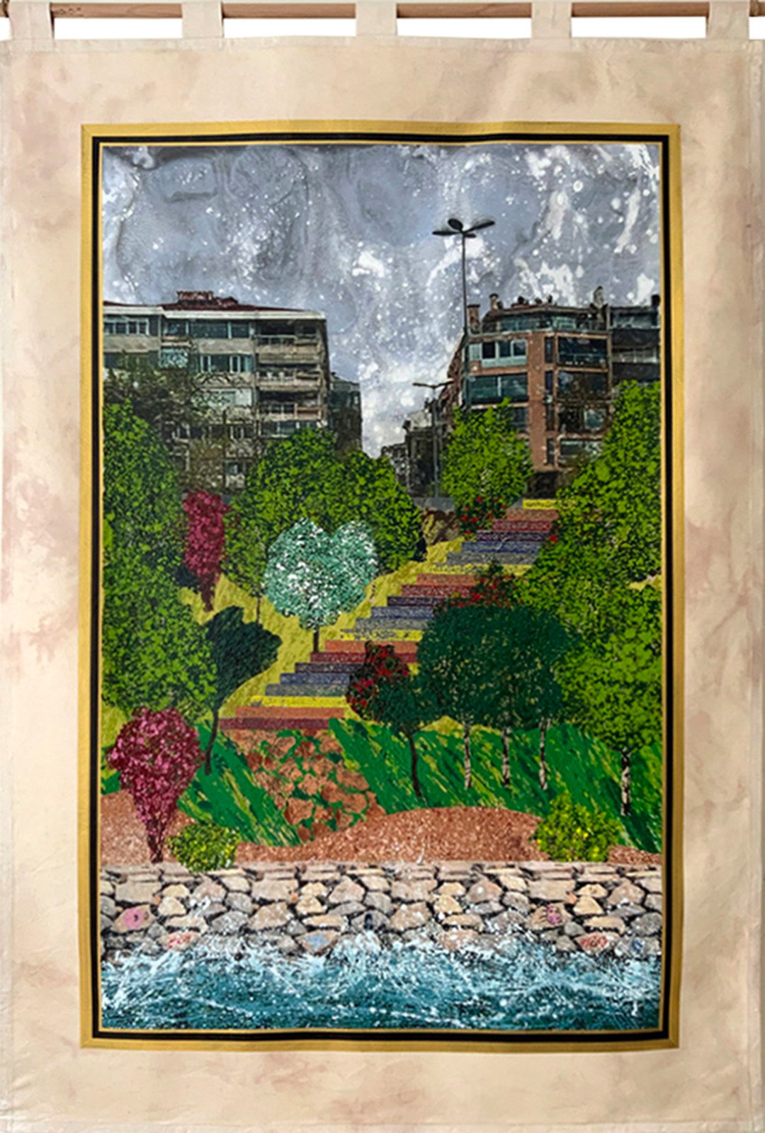 A painting of Moda from The Book of Streets
