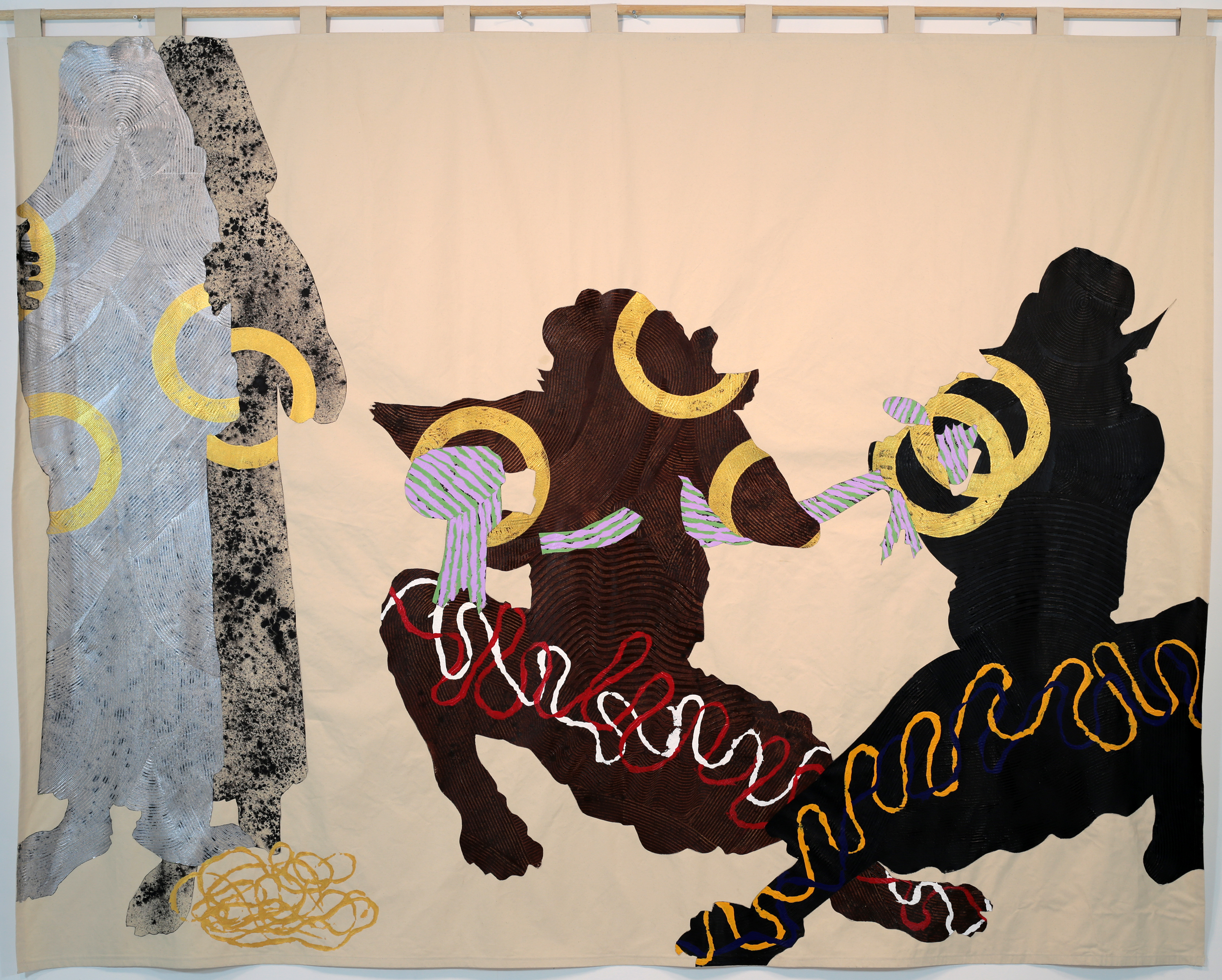 A painting of demons showing strength from Nomadic Tales