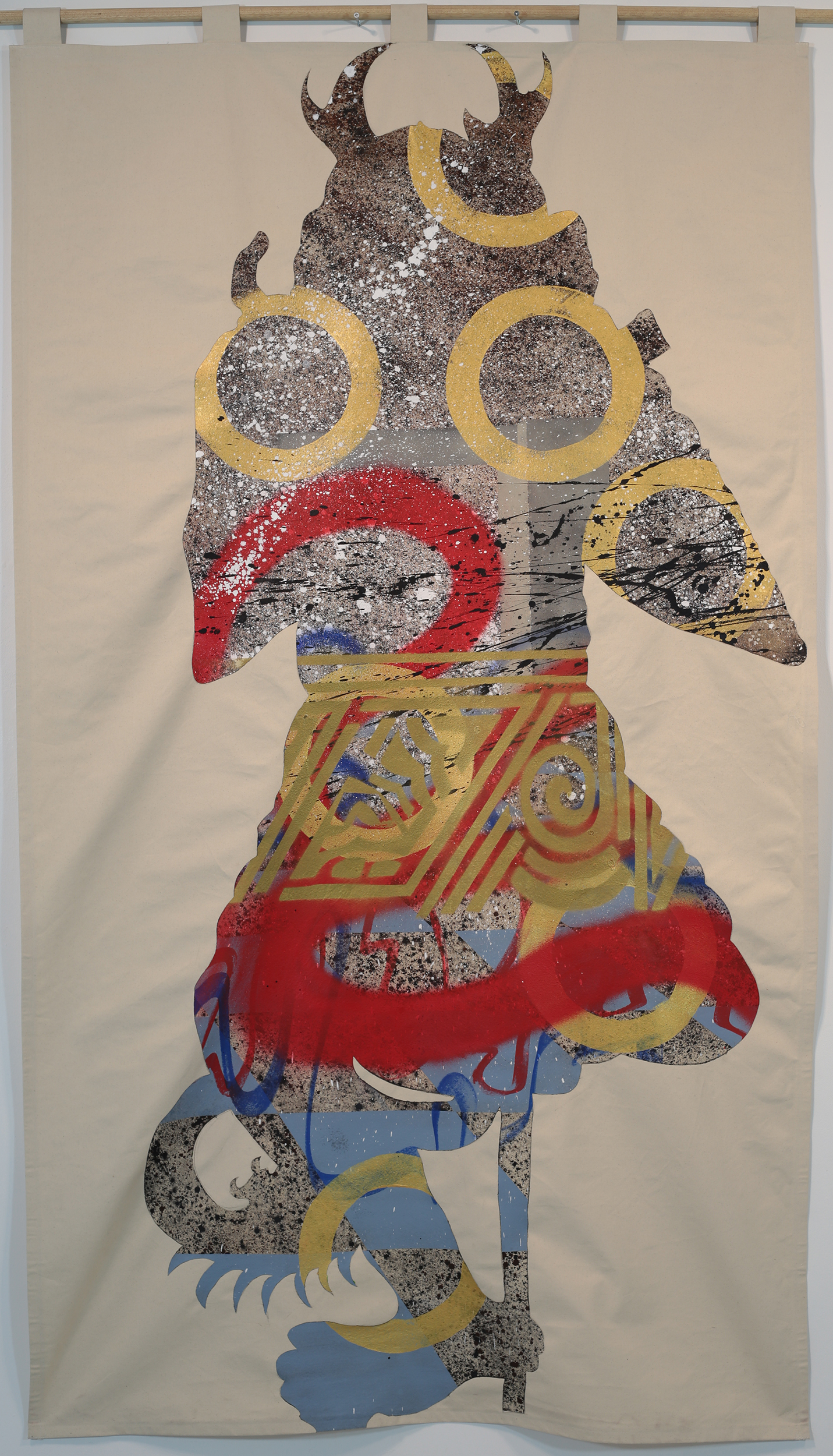 A painting of an excited demon from Nomadic Tales