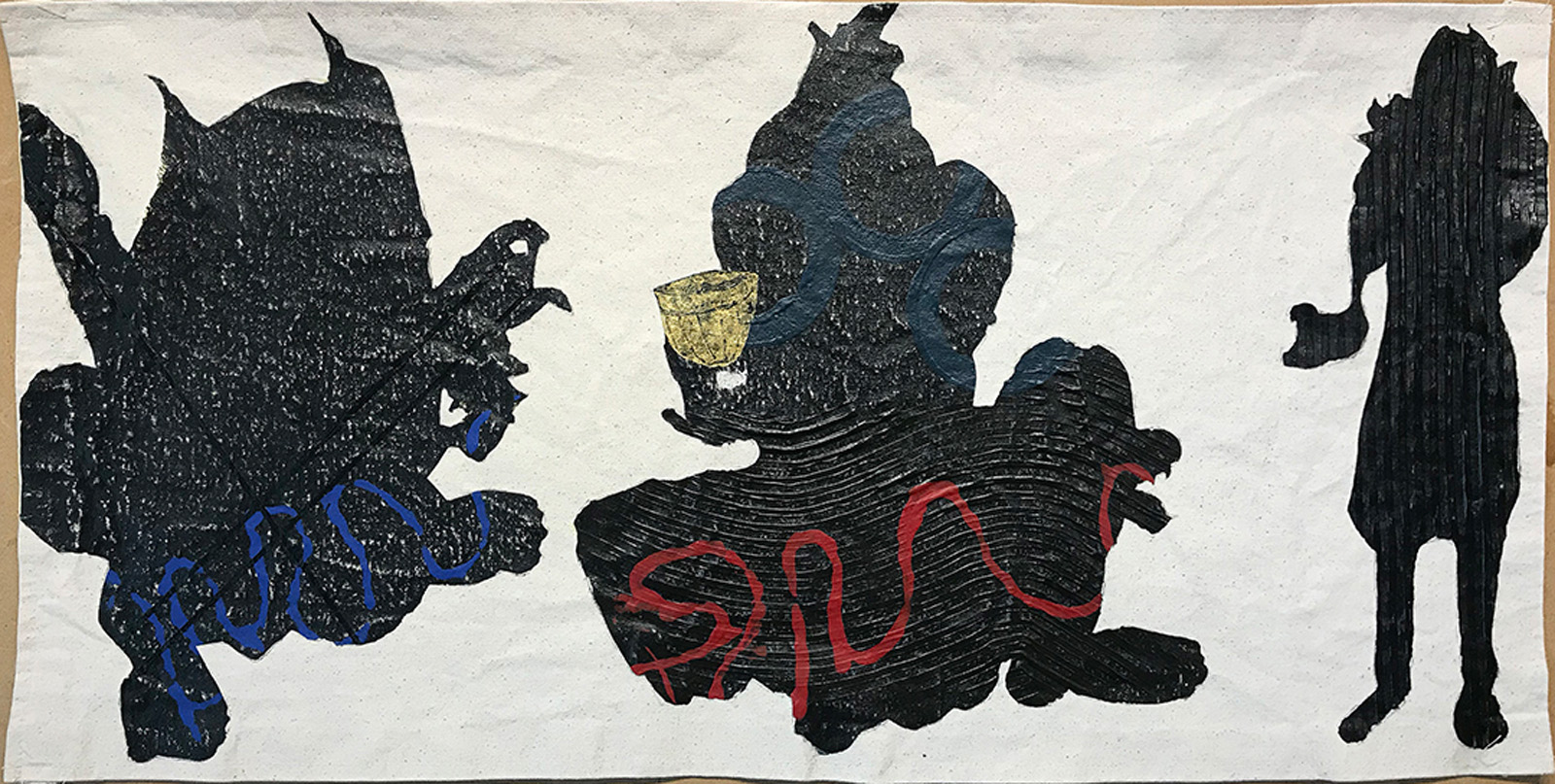 A painting of demons having fun from Şeytan Tüyü