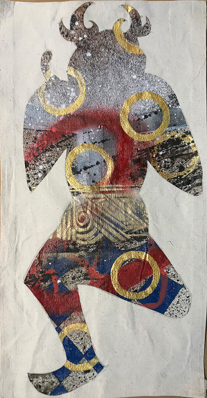 A painting of an excited demon from Şeytan Tüyü