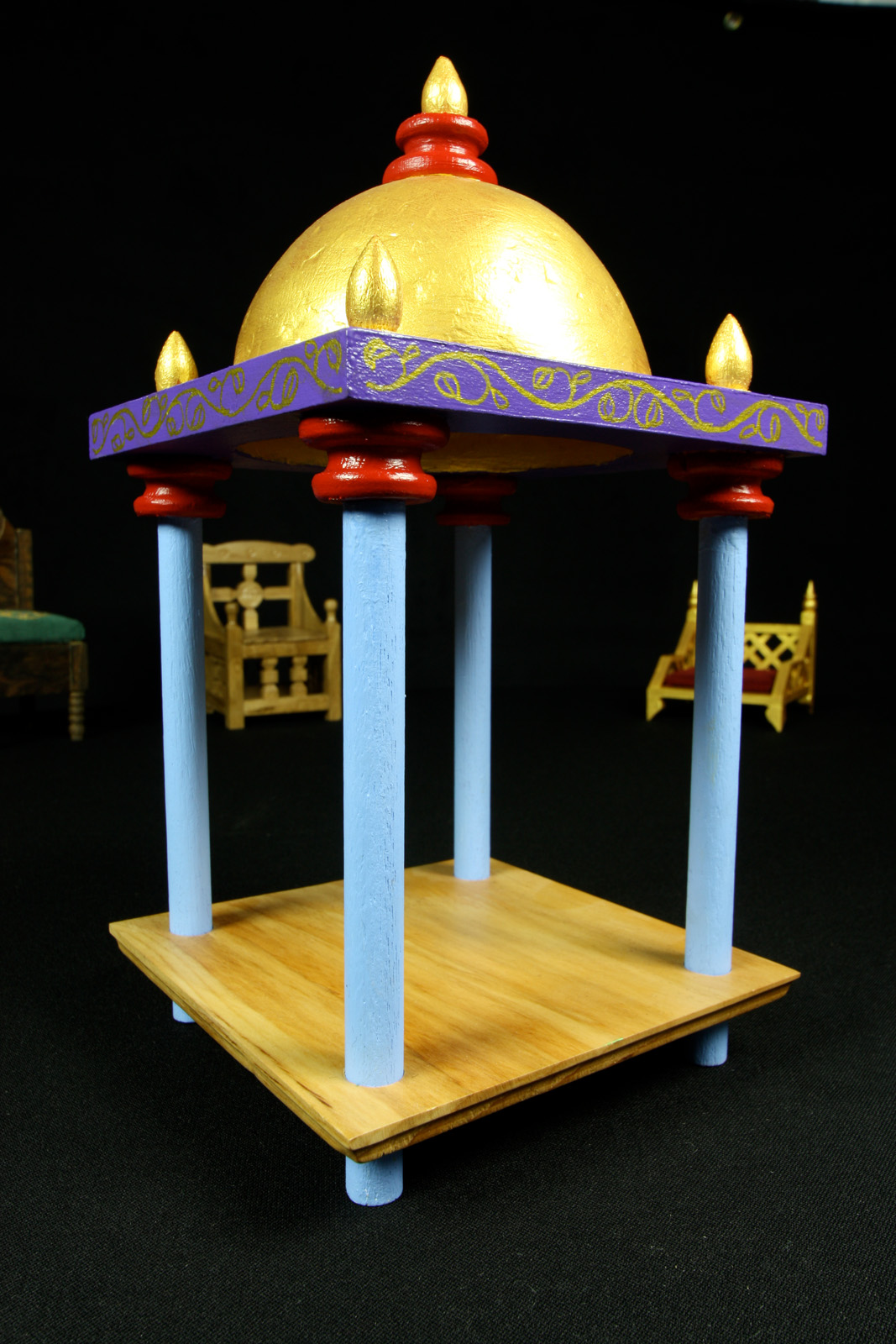 Artuk chair from Yuvarlak Masada installed at Zinciriye Medresesi for the Mardin Biennial 2010