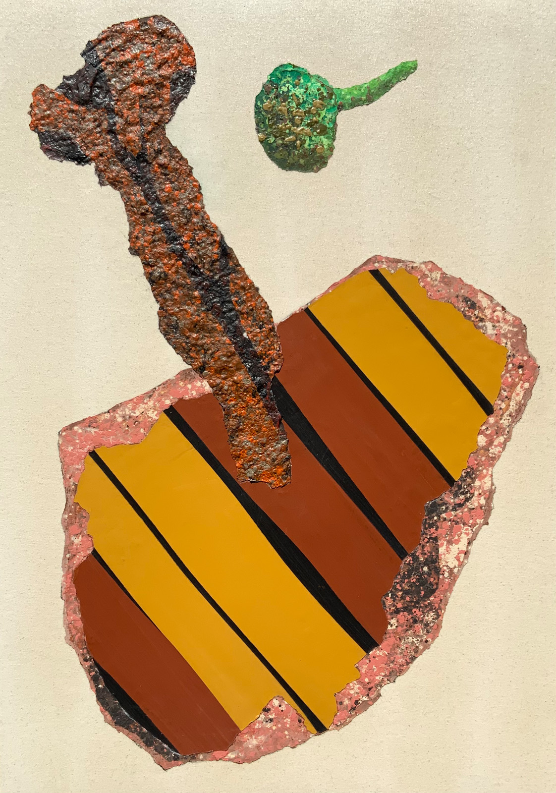 Painting of a pottery sherd from the Lincolnshire Series