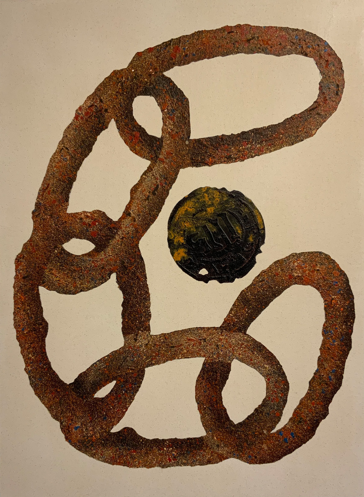 Painting of a pottery sherd from the Lincolnshire Series