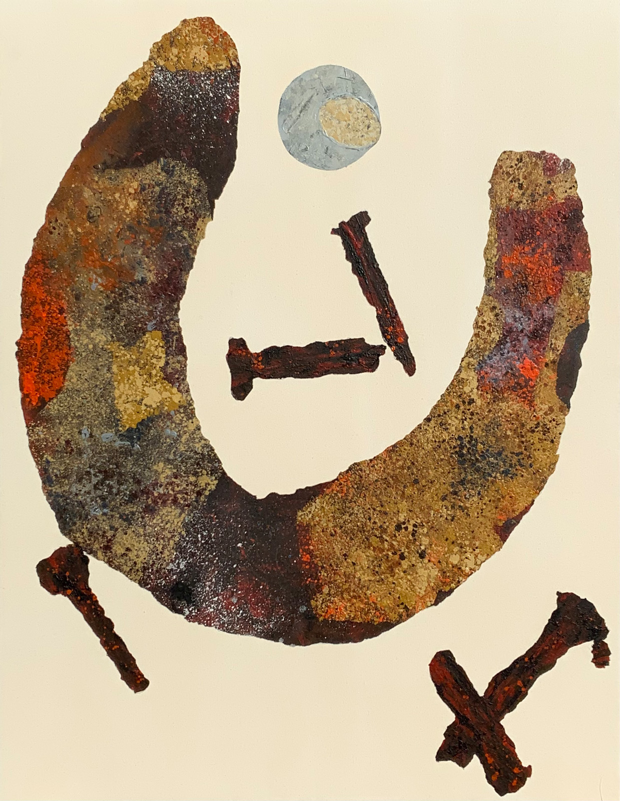 Painting of a musket ball from Brick & Stone, Iron & Bronze